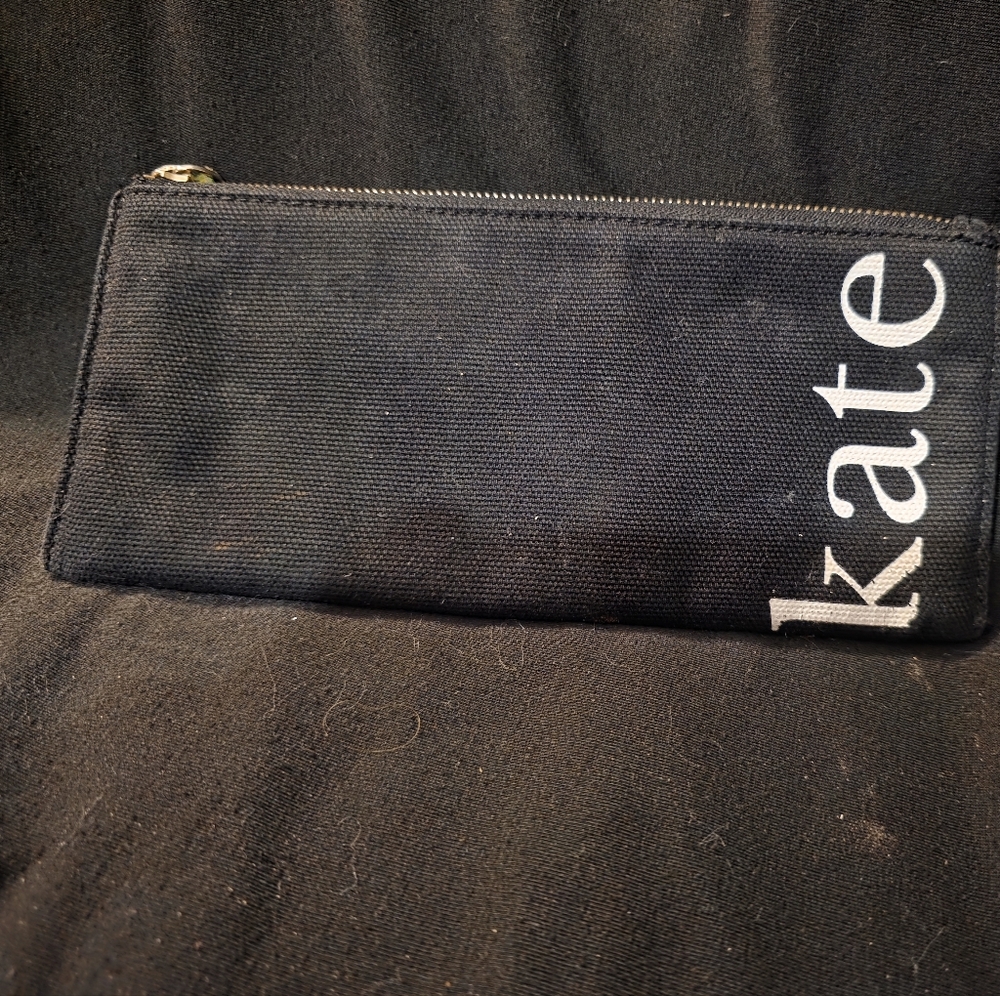 Kate Spade Black Canvas Wallet